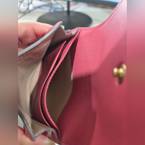 CHLOE CARDHOLDER WALLET WITH BOW - Picture 2 of 3